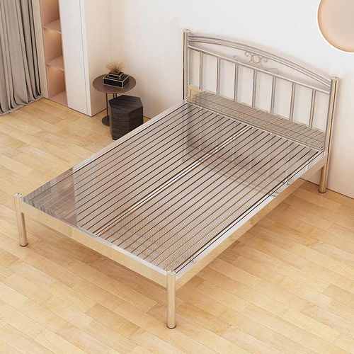 不锈钢床 1.8米 双人床1.52米单人床304加厚出租房公寓宿舍铁艺床