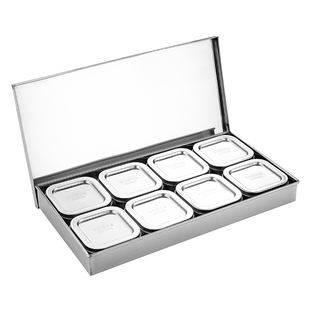 304不锈钢盒子留样盒带盖圆盒食品专用菜盒幼儿园食堂留置方盒子