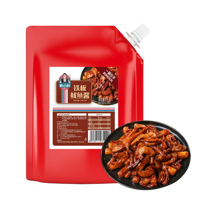 朴小样铁板鱿鱼酱酱料包