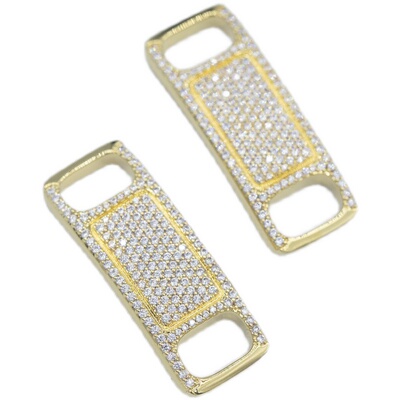 wbj定制珠宝满镶嵌鞋带扣鞋配件