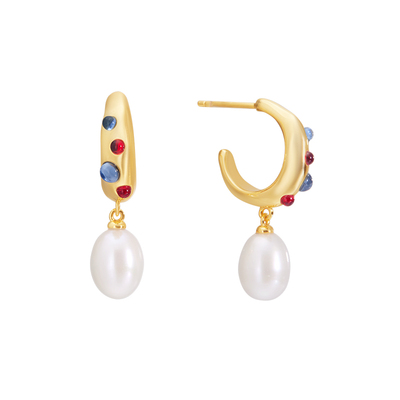 ARSIS秘密花园油画复古耳钉