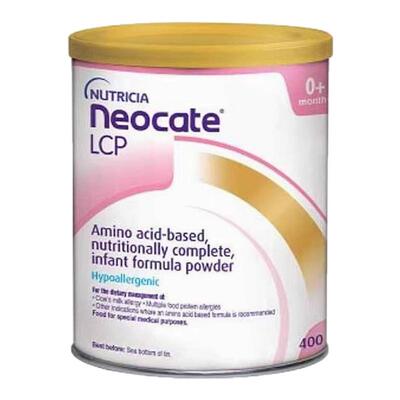 韩国直邮Neocate纽康特Lcp氨基酸婴儿低敏健康奶粉英国版400g