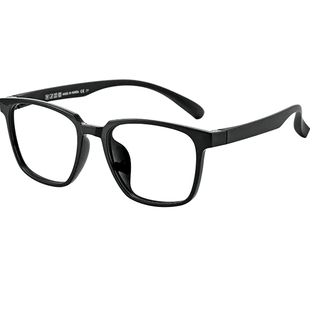 黑框大框近视眼镜男可配度数女专业配镜超轻大脸可感光防蓝光变色