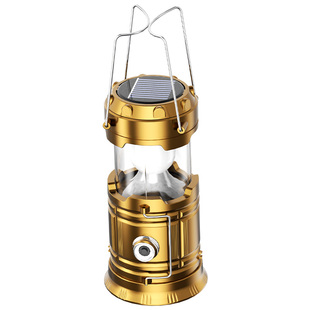 太阳能手摇手电筒马灯露营户外灯帐篷应急充电挂野营照明充电宝灯