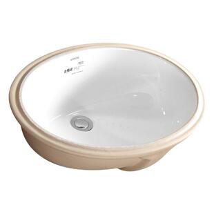 箭牌陶瓷台下盆洗脸盆卫生间家用嵌入式台盆洗手面盆小尺寸单盆