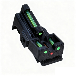 乐辉MP9红绿光纤瞄替换原厂配件塑料3D打印改件