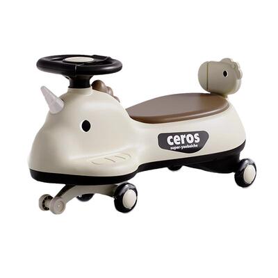 新款防侧翻静音轮扭扭车