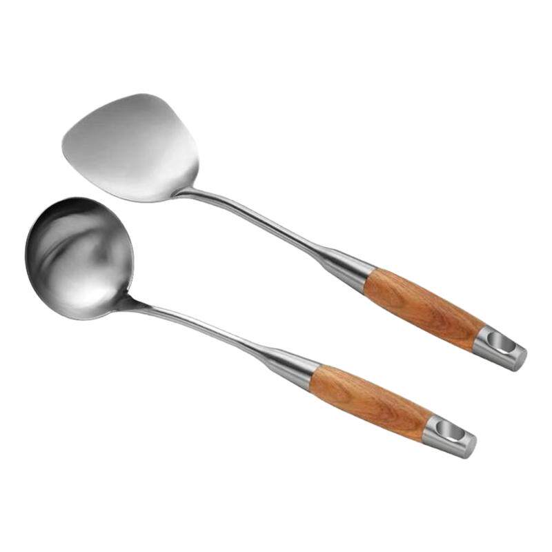 家用长柄炒菜加厚厨具套装铁铲子