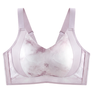 列维丝无痕内衣大胸显小收副乳防下垂兔耳朵全罩杯无钢圈文胸罩