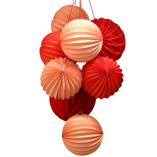 2026新年红色灯笼串挂饰马年装饰卧室客厅挂件春节过年味氛围布置