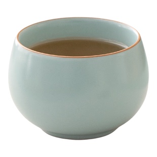 南山先生空青汝窑罗汉主人杯家用陶瓷个人茶杯茶具零配单杯茶艺杯