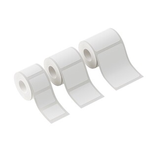 精臣M2/M3/B32/Z401【白色/透明】标签打印纸热转印设备固定资产环保检测侧签PET不干胶贴纸防水耐高低温贴纸