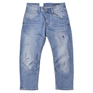 小码超值8分裤ABLE JEANS男小个子牛仔裤春夏潮小脚修身男牛仔裤