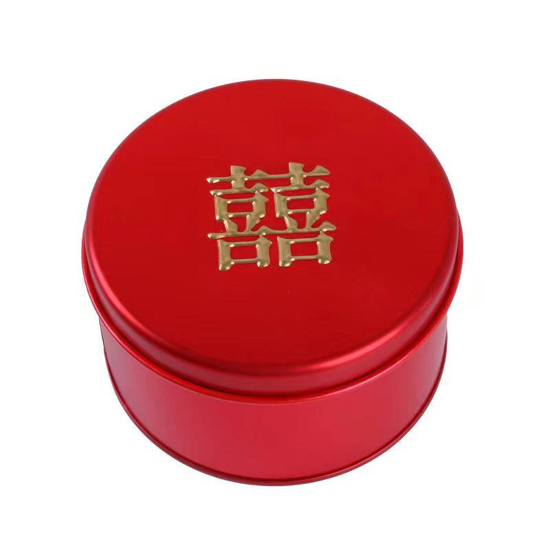 免折叠高档鼓型罐马口铁中国风