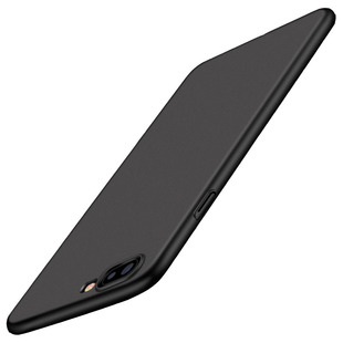 适用于苹果7plus手机壳iPhone8plus磨砂硬壳液态硅胶全包红色