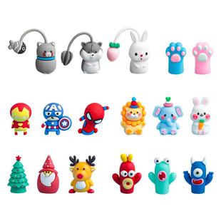 铅笔帽幼儿园儿童小学生专用铅笔套笔尖保护套高颜值卡通可爱软胶笔盖握笔器铅笔延长器一年级开学文具用品