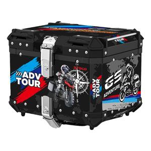 摩托车铝合金尾箱特大号踏板摩托车小牛后备箱加厚电动车后备箱