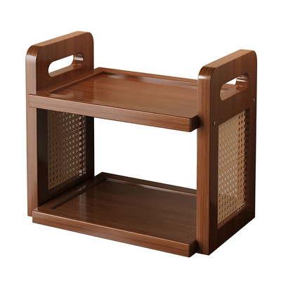 桌面置物架多层小型杯架餐桌台面杯子收纳架水杯咖啡杯茶具整理架