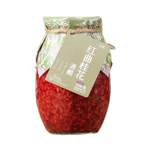 云栽红曲桂花甜酒酿农家自酿红曲酒糟醪糟甜米酒正宗红酒酿即食