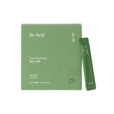 SoAcai青玉抹茶清爽回甘可直饮