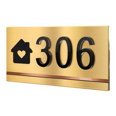 高级门牌号荣霸不锈钢