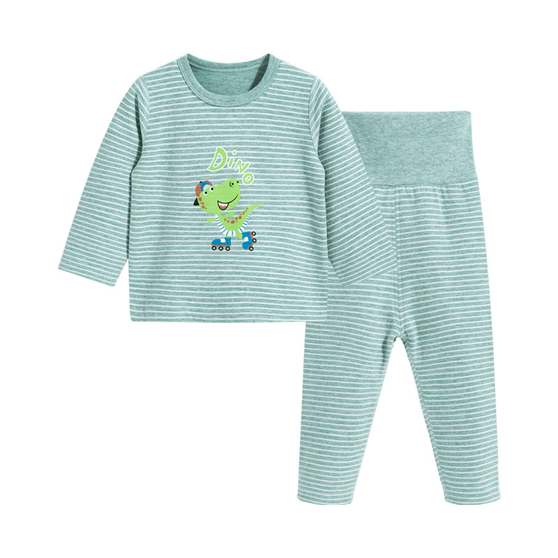 贝贝怡婴幼儿新品条纹套头家居服