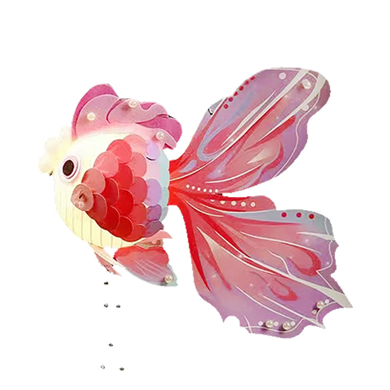 结婚锦鲤金鱼灯新娘晨袍拍照