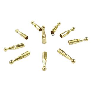 金色黄色金属尾珠大全雨伞配件折叠伞珠子三折尾滴太阳伞修伞零件