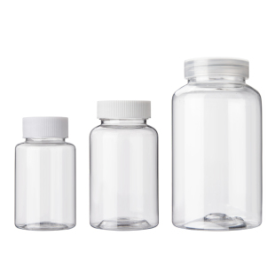 塑料空瓶透明大口瓶 PET广口分装瓶60/80/100/150取样样品密封瓶