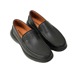 【臻奢鹿皮】迪柯尼品质软底舒适一脚蹬新品男士防滑商务休闲皮鞋