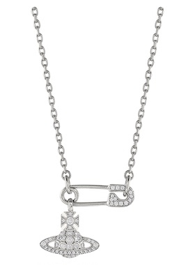 土星别针项链轻奢小众锁骨链简约