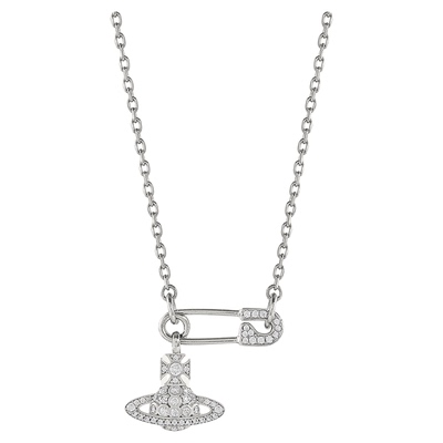 土星别针项链轻奢小众锁骨链简约