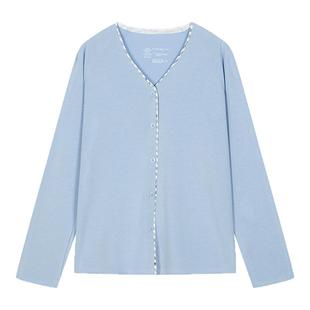 【海藻睡眠衣】爱慕睡衣女开衫圆领套头长袖可外穿家居上衣长裤