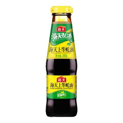 海天上等蚝油小瓶60g/260g家用炒菜耗油火锅蘸料生蚝汁厨房调味品