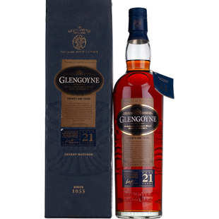 格兰哥尼21年苏格兰单一纯麦威士忌700ml洋酒老版皇冠标Glengoyne