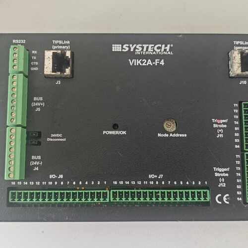 SYSTECH控制器VIK2A-F4，实物拍摄如图，外观成色，议价商品