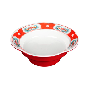 密胺仿瓷火锅鲜鸭血碗专用川渝火锅特色密胺鸭肠鹅肠容器商用餐具