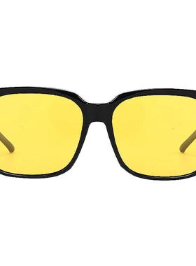 近视专用太阳镜套镜男女方形偏光