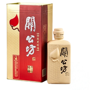 关公坊精品42.8度经典铁关公礼盒装白酒自饮送礼纯粮酿造