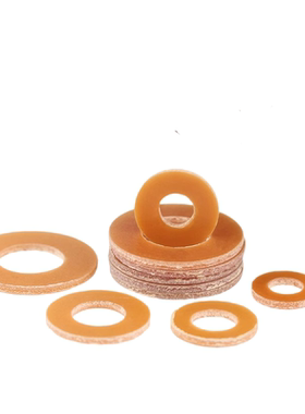 塑料电木垫圈圆形塑胶介子酚醛树酯垫片耐高温绝缘平垫M3M4M6M8