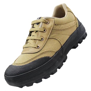 3537户外鞋登山鞋耐磨防滑帆布鞋新式解放鞋百搭休闲男鞋低帮胶鞋
