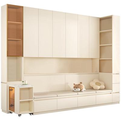 卡座沙发书柜一体储物收纳柜