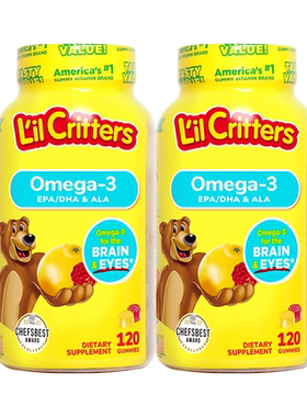 美国lilcritters丽贵dha小熊糖