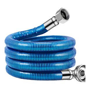 全自动洗衣机进水管4分螺纹加长软管不锈钢防爆上水管对接头通用