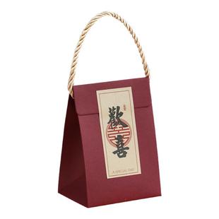 2025新款创意婚礼伴手礼喜糖盒子高级感结婚喜糖袋子礼盒纸盒空盒