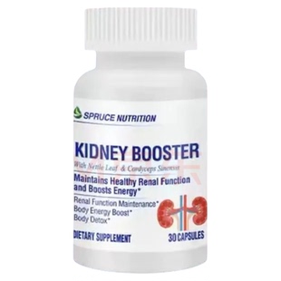 SPRUCE美国进口云杉肾康宝复合胶囊降肌酐藥尿蛋白高尿泡沫多护肾
