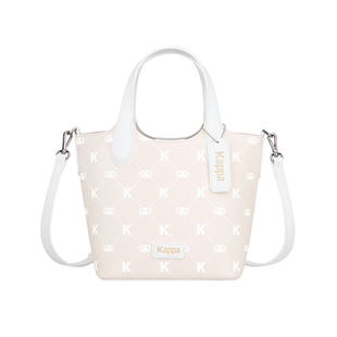 Kappa卡帕 新款正品水桶包女百搭单肩菜篮子斜挎包上班通勤手提包