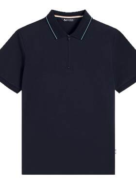 【雅格狮丹】男士短袖翻领POLO衫