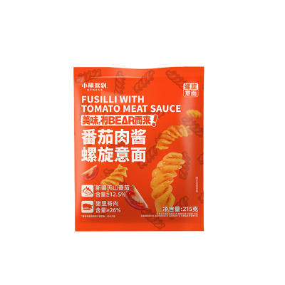 小熊驾到番茄肉酱螺旋意面螺丝
