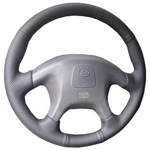 长丰猎豹6481/V33/黑金刚/飞腾奇兵菱智景逸方向盘套真皮手缝把套